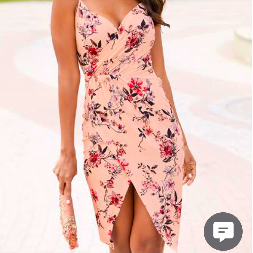 Venus Floral Print Dress